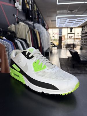 NIKE MAX 90 GOLF “FLASH LIME”  (SZ 14)  USED/OG BOX