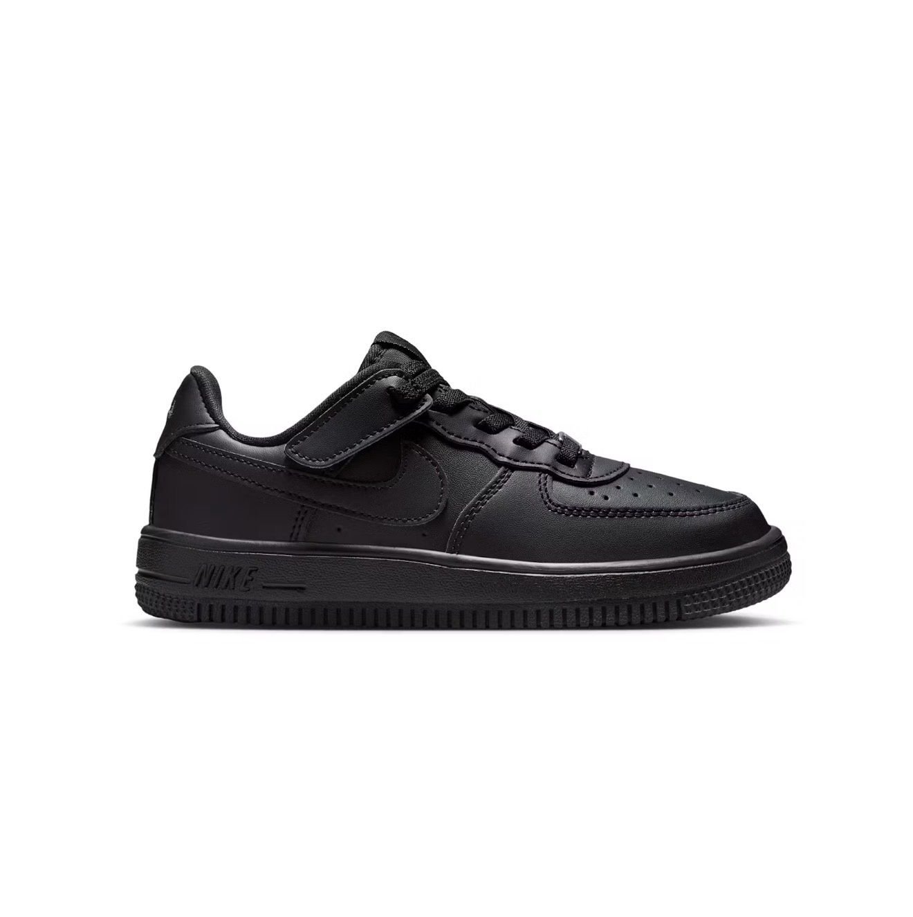 NIKE AF1 EASY-ON “BLK”  (SZ 2Y)  NEW/OG BOX  (NO LID)