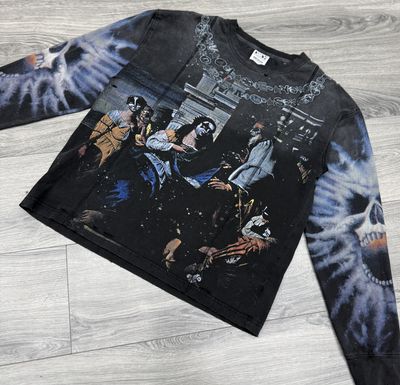 VALE FOREVER LONG-SLEEVE  “METAL RENAISSANCE/BLK”  (MEDIUM)  PRE-OWNED
