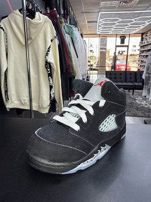 J5 “METALLIC BLK”  (SZ 8c) WORN 1x/NO BOX