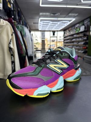 NEW BALANCE 9060  “NEON LIGHTS”  (SZ 10.5)  USED/NO BOX