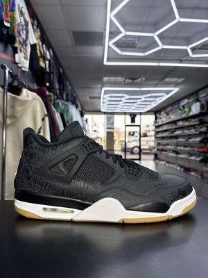 J4 “BLK LASER GUM”  (SZ 14)  USED/NO BOX