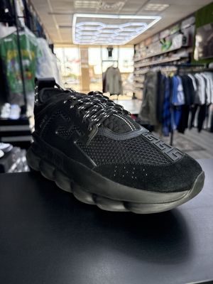 VERSACE CHAIN REACTION “BLK”  (SZ 12US / 45)  USED/OG ALL