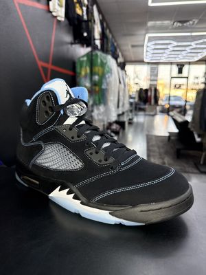J5 “BLK UNIVERSITY BLUE”  (SZ 11.5)  WORN 1x/OG ALL