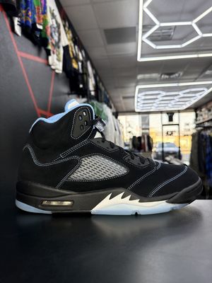 J5 “BLK UNIVERSITY BLUE”  (SZ 11.5)  WORN 1x/OG ALL