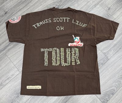 TRAVIS SCOTT TEE “VIP BROWN”  (X-LARGE)  NEW