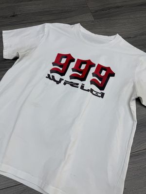 VLONE TEE “RED/WHT”  (MEDIUM)  USED
