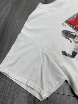 TRAVIS SCOTT TEE “WHT/McDONALDS”  (LARGE)  PRE-OWNED