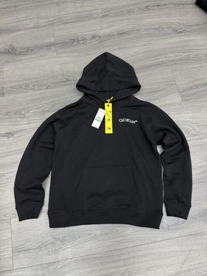 OFF-WHITE KIDS HOODIE “BLK /WHT”  (MEDIUM)  NEW