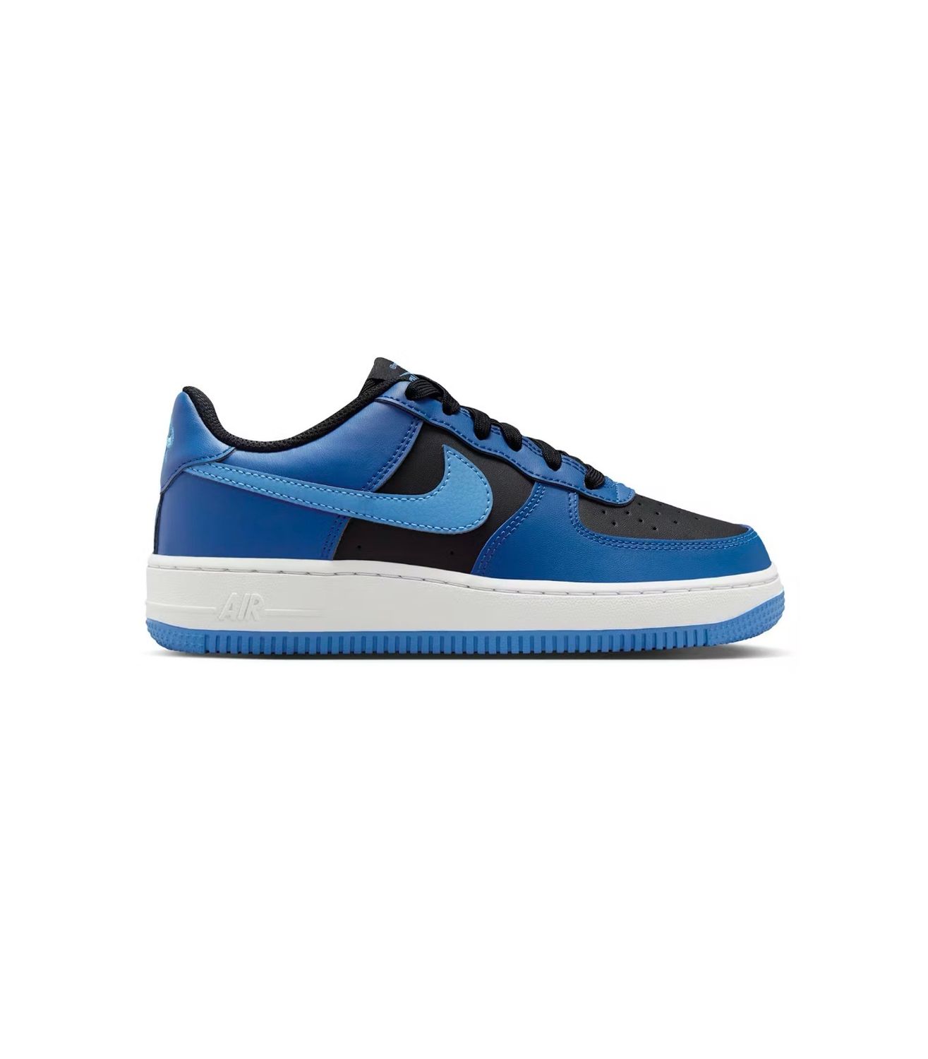 NIKE AF1 “BLK COURT BLUE”  (SZ 5Y / 6.5W)  NEW/OG BOX (NO LID)