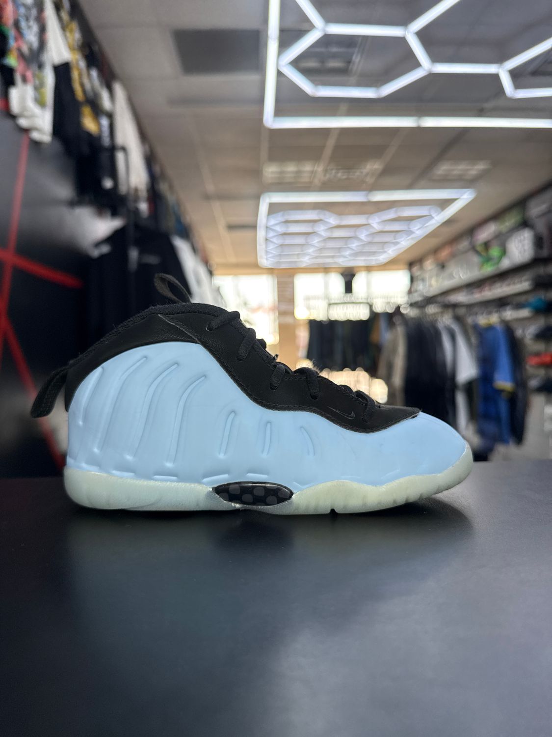 NIKE FOAMPOSITE “BLUE”  (SZ 10c)  USED/NO BOX