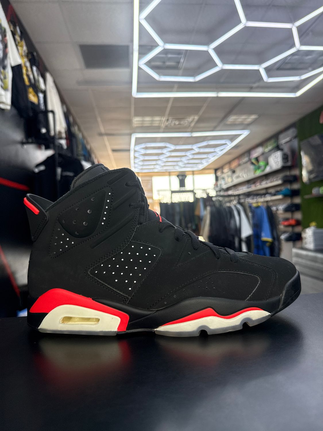J6 “INFRARED/2018”  (SZ 10.5)  USED/NO BOX