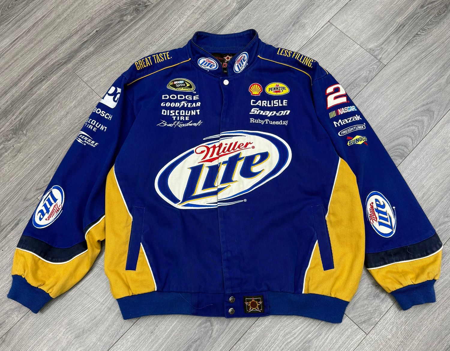 NASCAR JACKET “MILLER LITE” (2XL)  USED
