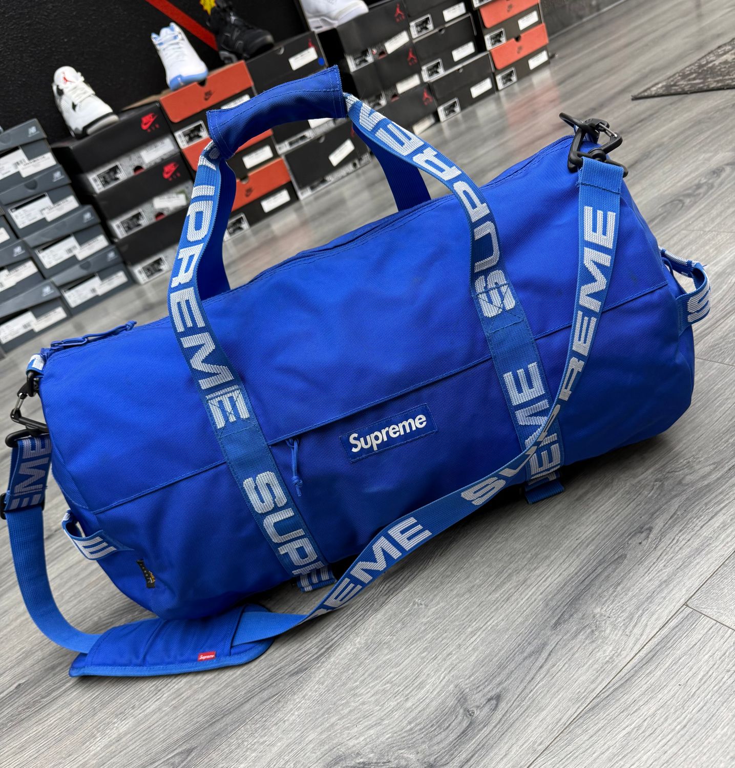 SUPREME DUFFLE BAG “BLUE”  PRE-OWNED
