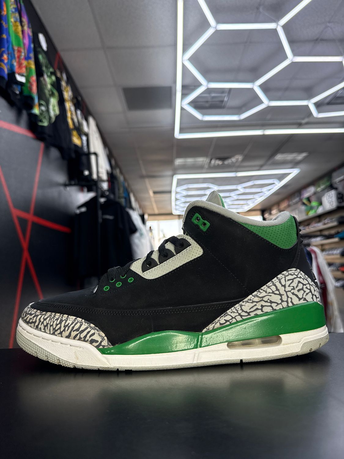 J3 “PINE GRN”  (SZ 13)  USED/OG BOX
