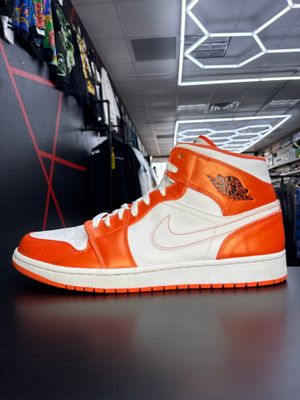 J1 MID “METALLIC ORANGE”  (SZ 13)  USED/OG BOX