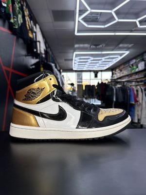 J1 GOLF “METALLIC GOLD”  (SZ 10.5)  USED/NO BOX