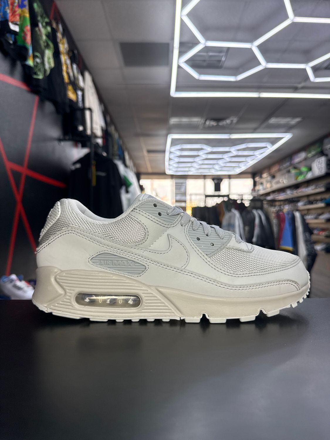 NIKE AIR MAX 90 “RECRAFT WOLF GREY”  (SZ 10) USED/NO BOX