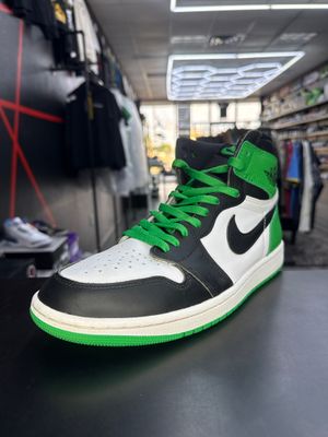 J1 “LUCKY GRN”  (SZ 10.5)  USED/NO BOX
