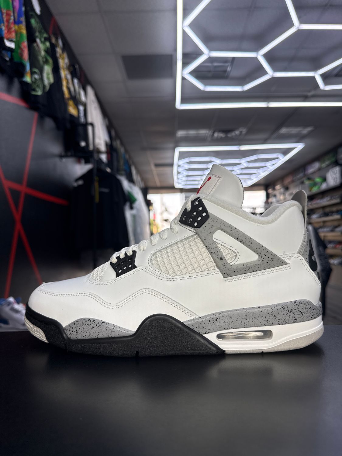 J4 “WHT CEMENT”  (SZ 11)  WORN 1x/ NO BOX