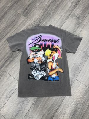 TRIPLE 7s TEE “GREY”  (SMALL)  NEW