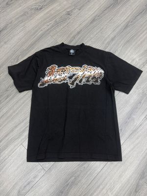 LOST HILLS TEE “CHEETA/BLK”  (MEDIUM)  NEW