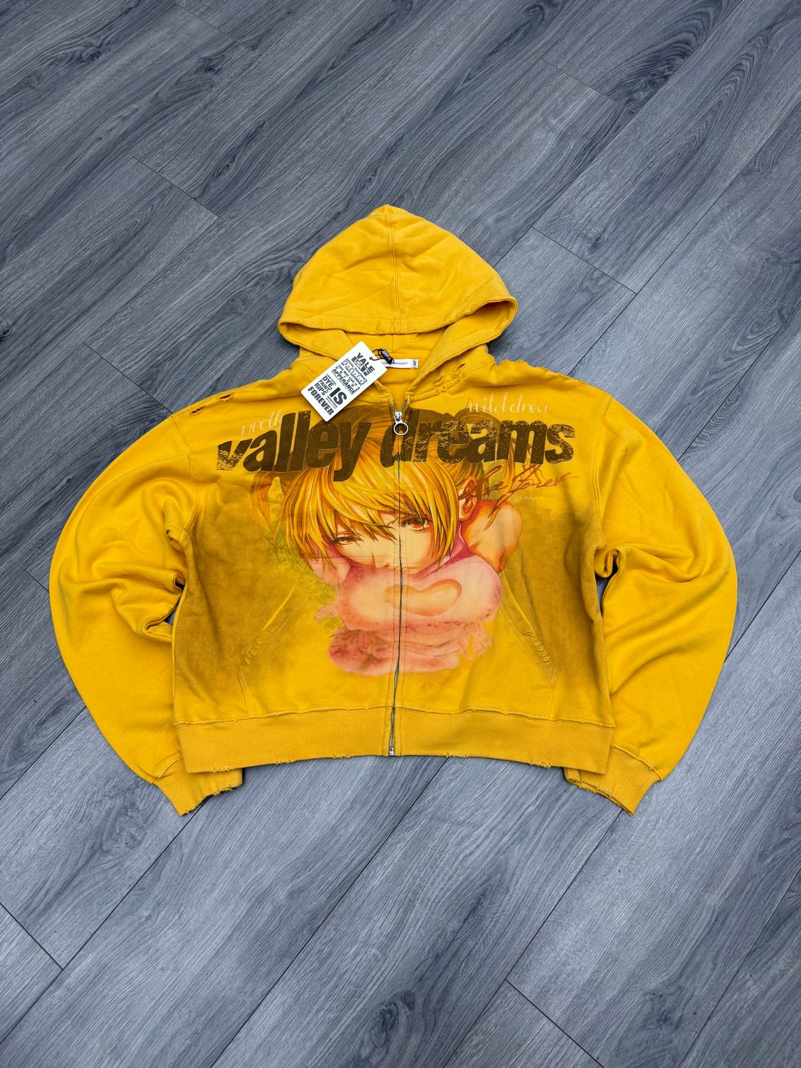VALE FOREVER JACKET “GOLD RUSH/YLW”  (MEDIUM)  NEW