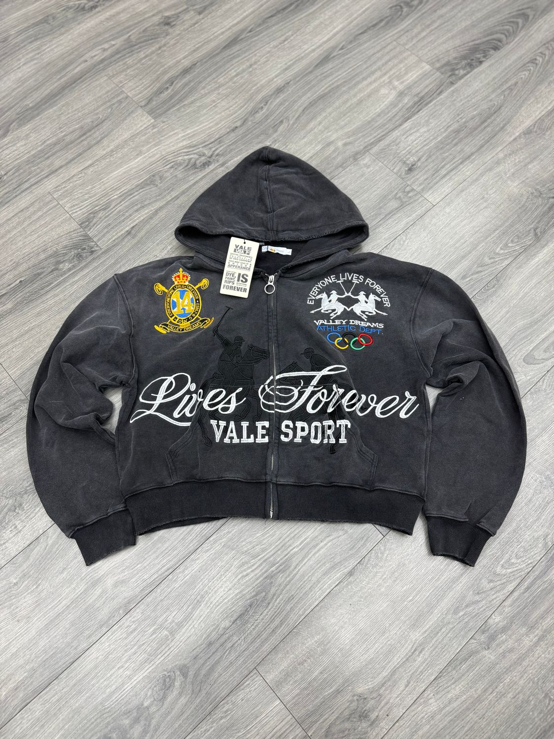 VALE FOREVER JACKET “POLO CLUB/BLK”  (LARGE)  NEW