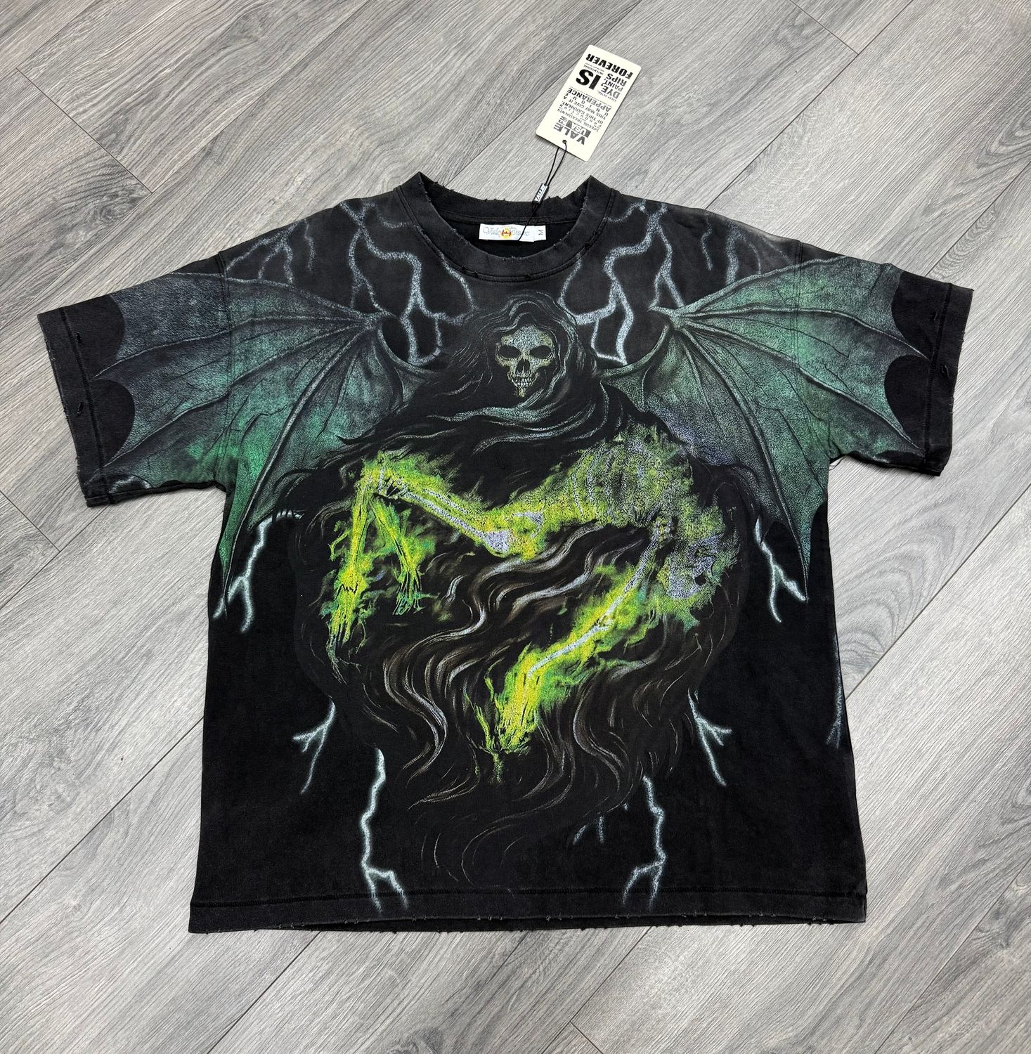 VALE FOREVER TEE “GRIM BIG”  (X-LARGE)  NEW