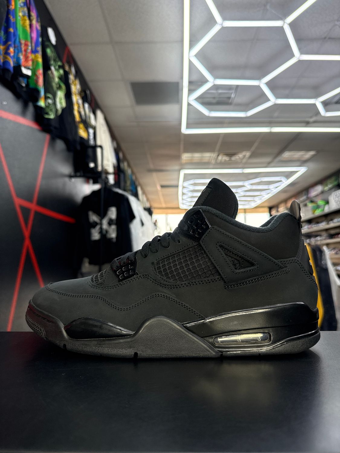 J4 “BLK CAT”  (SZ 12)  WORN 1x/OG ALL