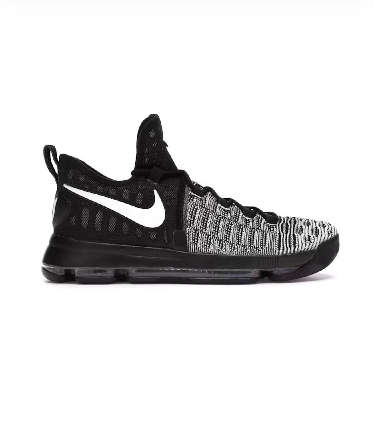 NIKE KD 9  “BLK/WHT”  (SZ 10)  NEW/OG ALL