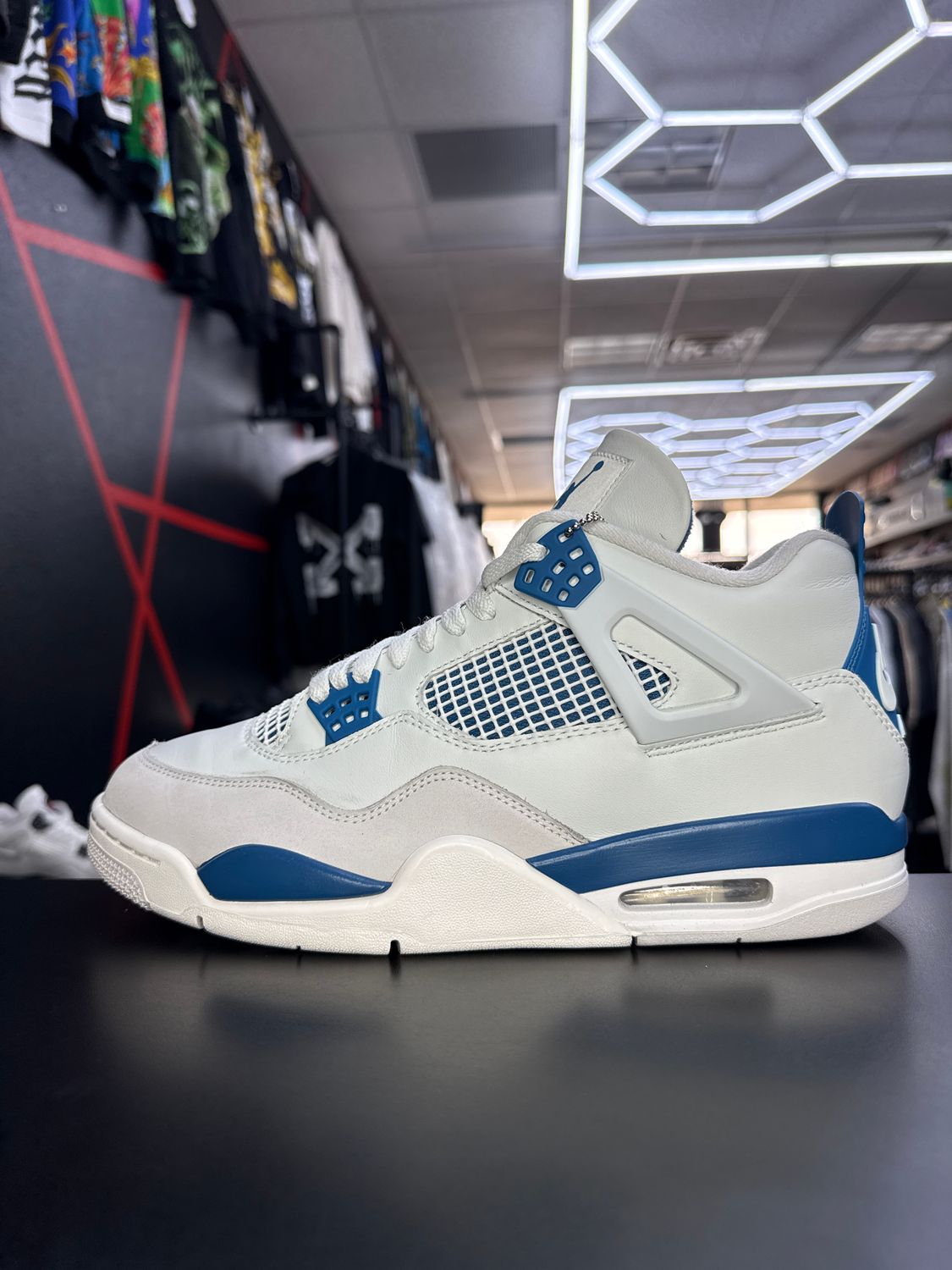 J4 “MILITARY BLUE”  (SZ 11.5)  USED/OG ALL