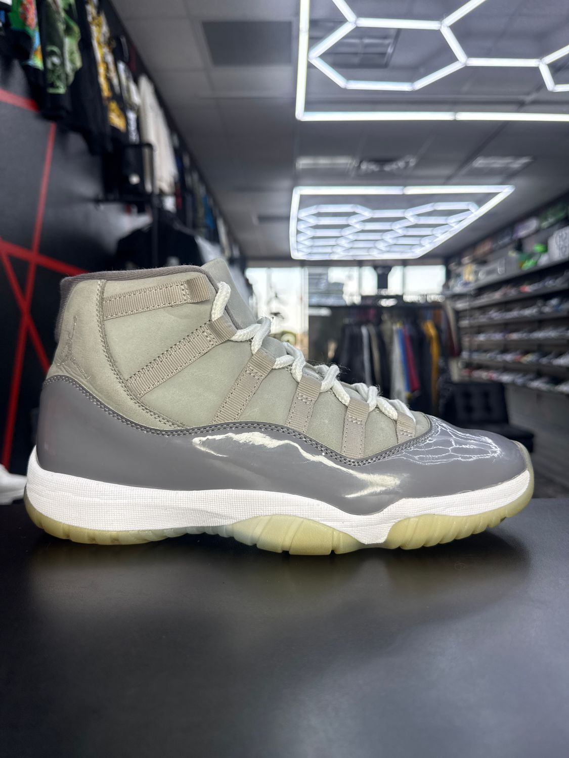 J11 “COOL GREY”  (SZ 10.5)  USED/NO BOX