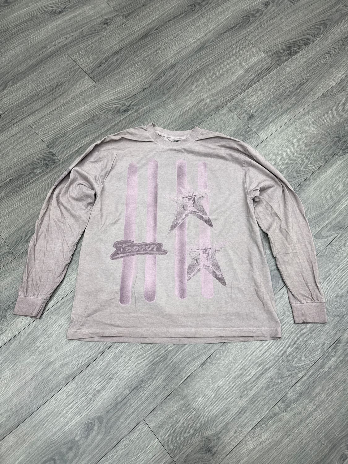 TRAVIS SCOTT TOUR TEE L/S  “PURPLE”  (X-LARGE)  NEW