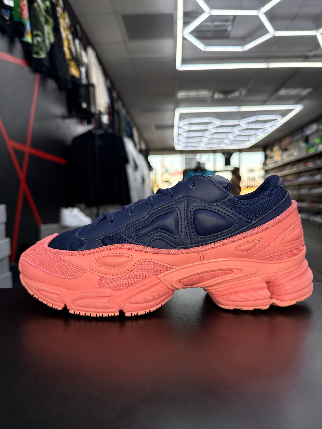 RAFF SIMONS x ADIDAS “NAVY/PINK”  (SZ 7M / 8.5W)  USED/NO BOX