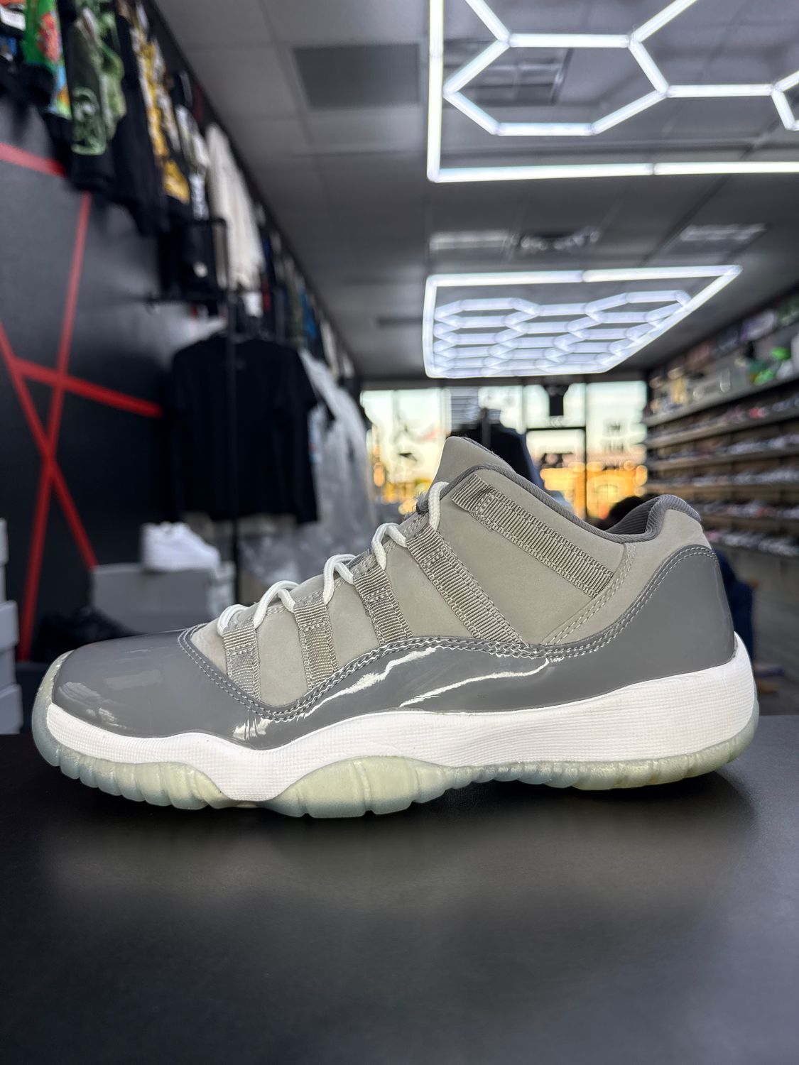 J11 LOW “COOL GREY”  (SZ 7Y / 8.5W)  USED/OG BOX