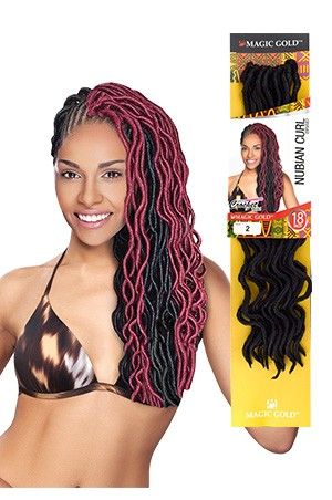 NUBIAN CURL BRAID 18&quot;, Color: #1B