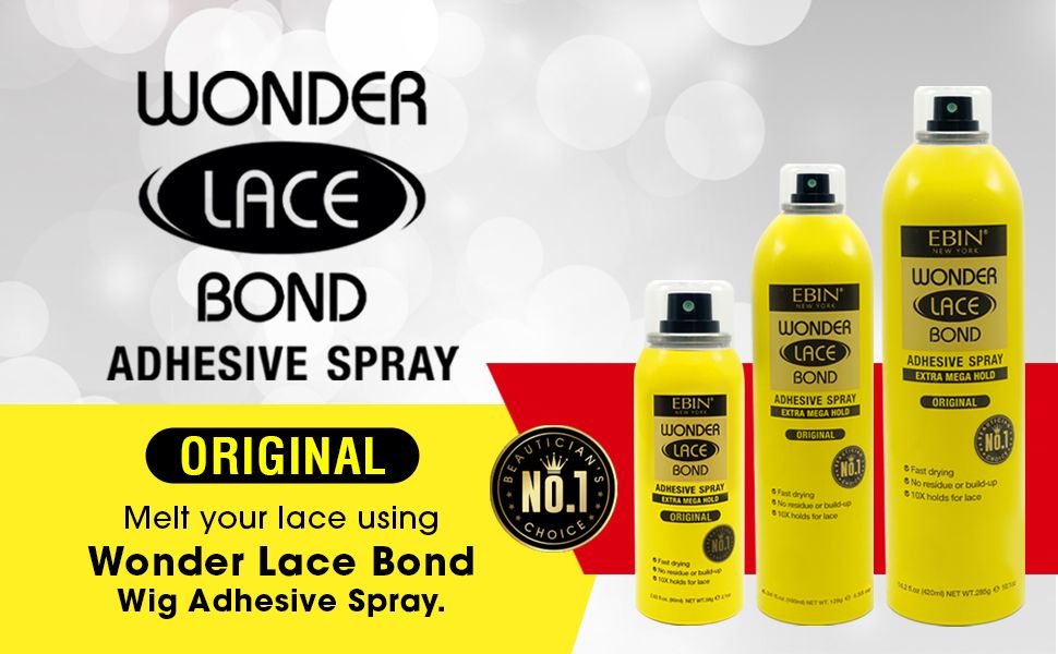 WONDER LACE BOND ADHESIVE SPRAY - EXTRA MEGA HOLD ORIGINAL, Size: 80ML