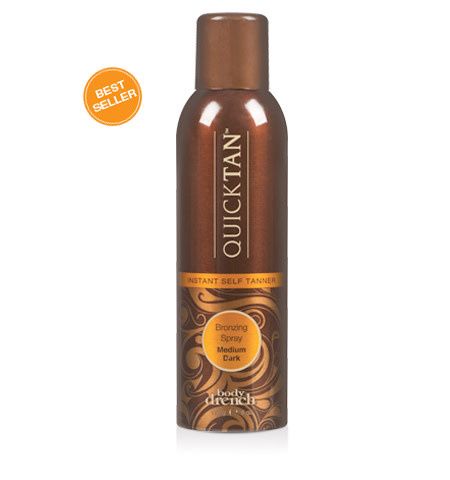QUICK TAN INSTANT SELF TANNER BRONZING SPRAY MEDIUM DARK