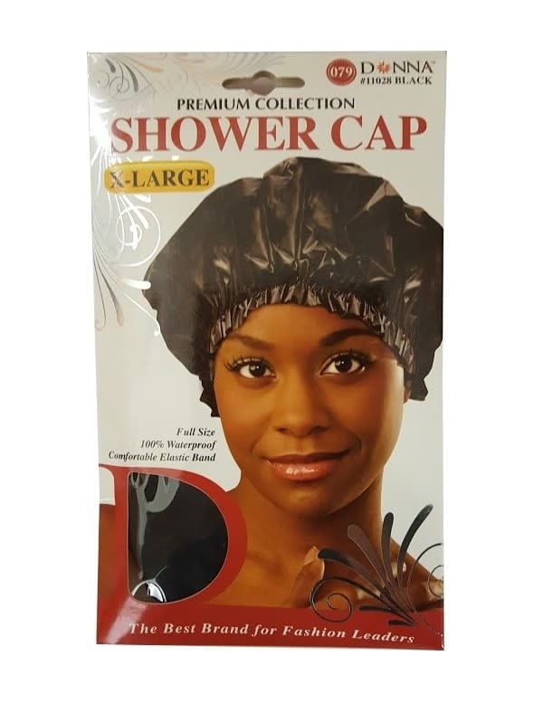 X-LARGE SHOWER CAP BLACK