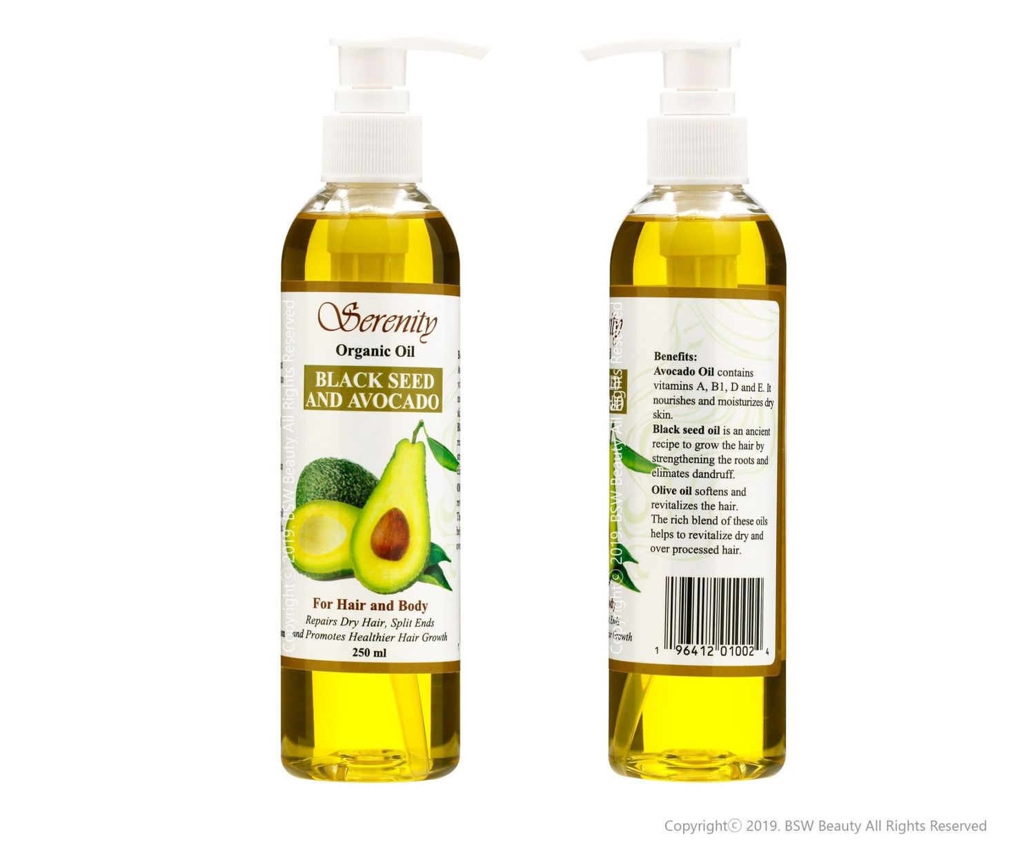 BLACK SEED &amp; AVOCADO OIL 250ML