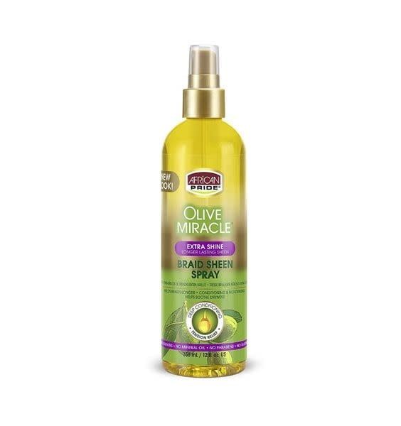 OLIVE MIRACLE BRAID SHEEN SPRAY EXTRA SHINE 12OZ