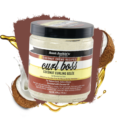 COCONUT CREME CURL BOSS COCONUT CURLING GELEE 15OZ