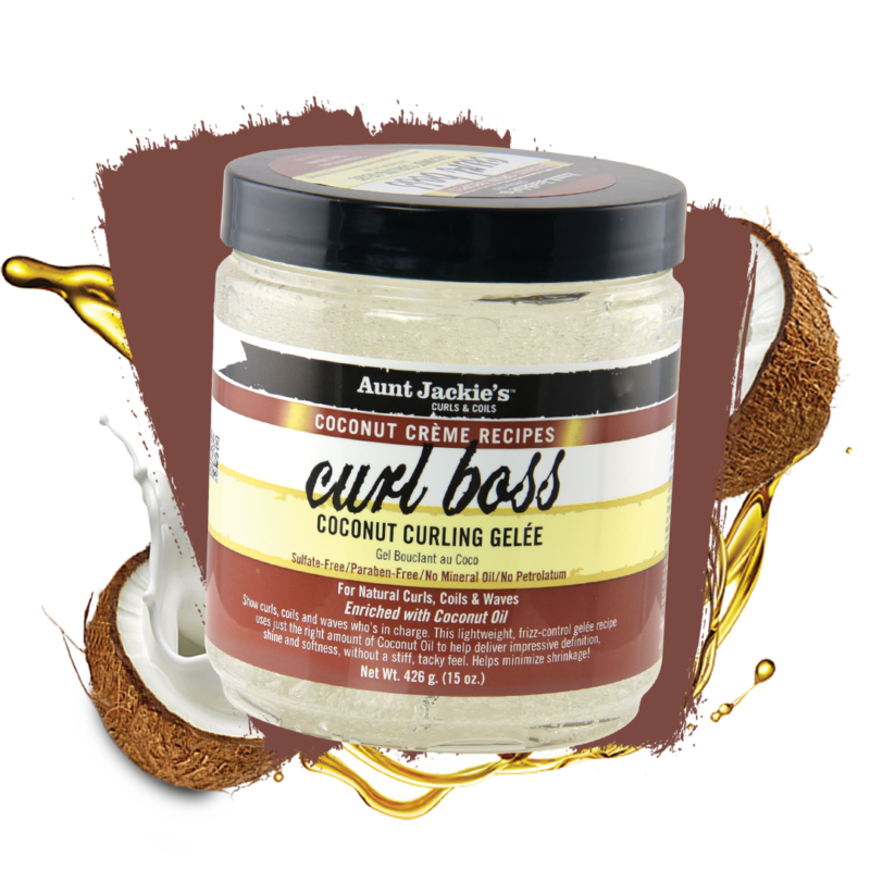 COCONUT CREME CURL BOSS COCONUT CURLING GELEE 15OZ