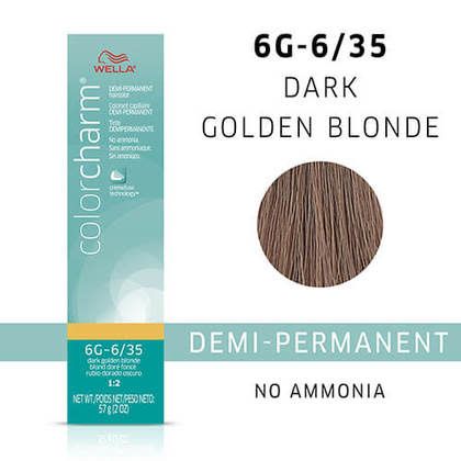 COLOR CHARM DEMI-PERMANENT - 6G 6/35 DARK GOLDEN BLONDE