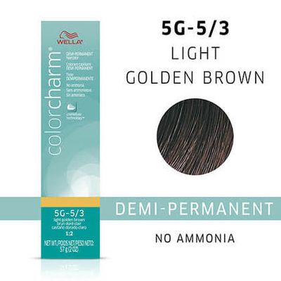 COLOR CHARM DEMI-PERMANENT - 5G - 5/3 LIGHT GOLDEN BROWN (DISCONTINUED)