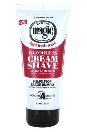 RAZORLESS CREAM SHAVE EXTRA STRENGTH 6OZ