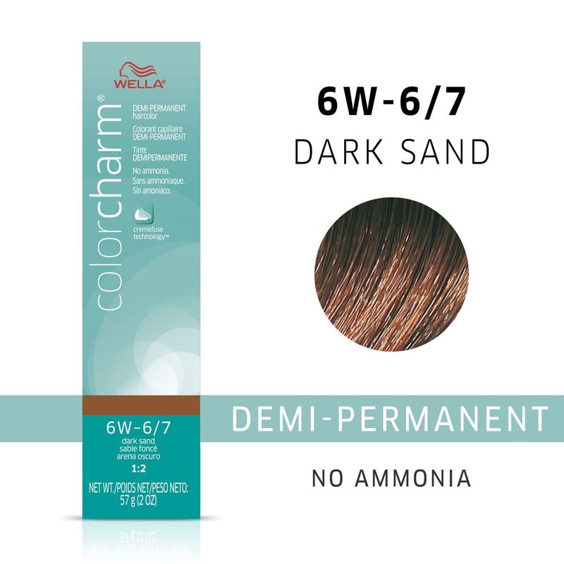 COLOR CHARM DEMI-PERMANENT - 6W - 6/7 DARK SAND (DISCONTINUED)