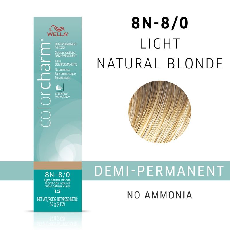 COLOR CHARM DEMI-PERMANENT - 8N - 8/0 LIGHT NATURAL BLONDE