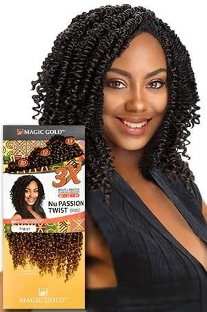 3X NU PASSION TWIST BRAID 10&quot;/12&quot;/14&quot;